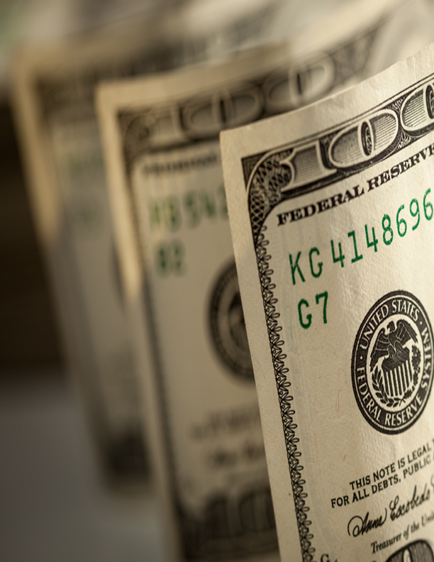 Abstract of One Hundred Dollar Bills 