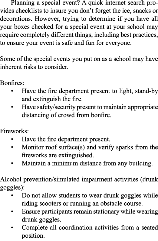 Planning a special event  A quick internet search provides checklists to insure you don t forget the ice, snacks or d   