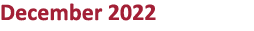 December 2022