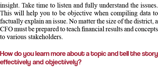 insight  Take time to listen and fully understand the issues  This will help you to be objective when compiling data    