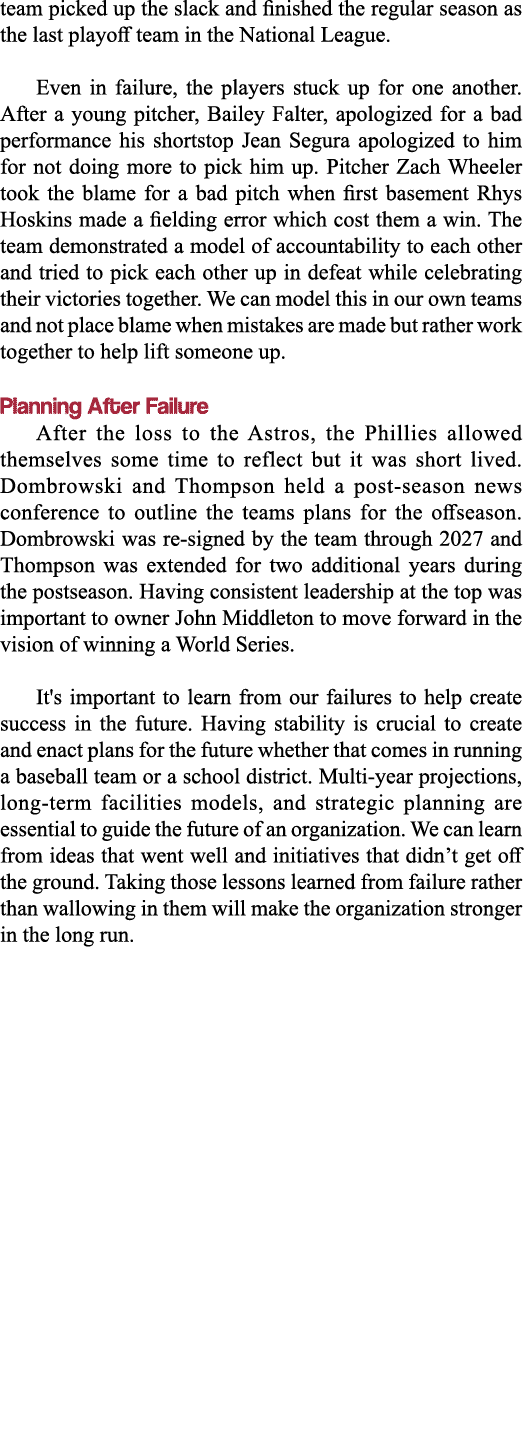 team picked up the slack and finished the regular season as the last playoff team in the National League   Even in fa   