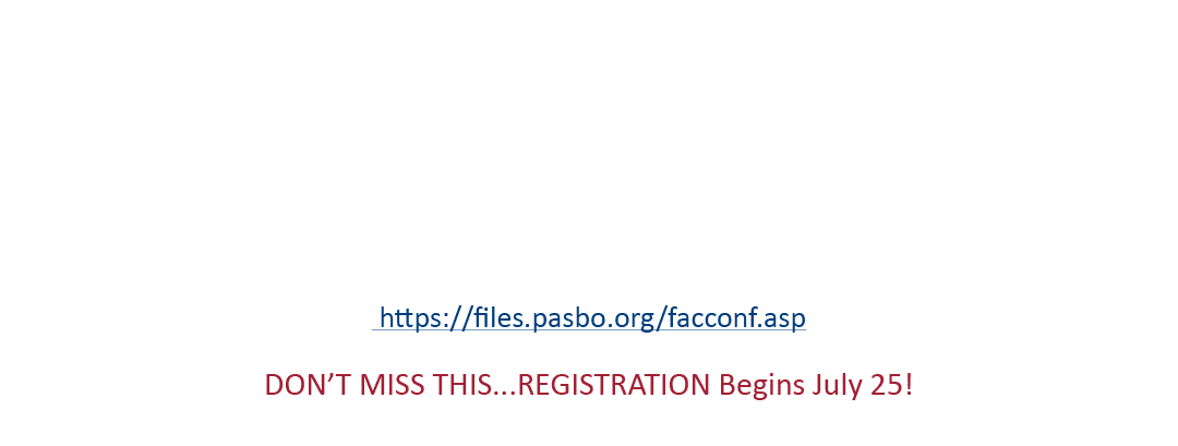  The Facilities, Transportation and Safety Conference is another great opportunity to network with your peers and pic   