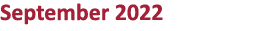 September 2022