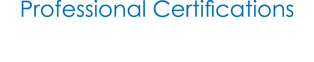 Professional Certifications
