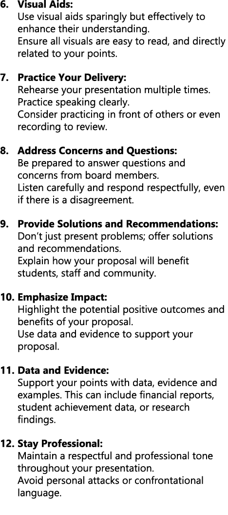 6. Visual Aids: Use visual aids sparingly but effectively to enhance their understanding. Ensure all visuals are easy...