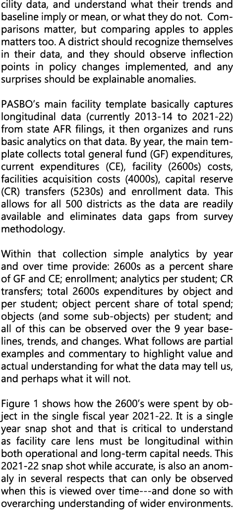 cility data, and understand what their trends and baseline imply or mean, or what they do not. Comparisons matter, bu...