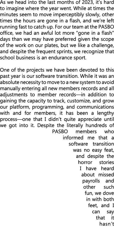 As we head into the last months of 2023, it’s hard to imagine where the year went. While at times the minutes seem to...