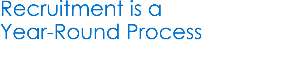 Recruitment is a Year Round Process