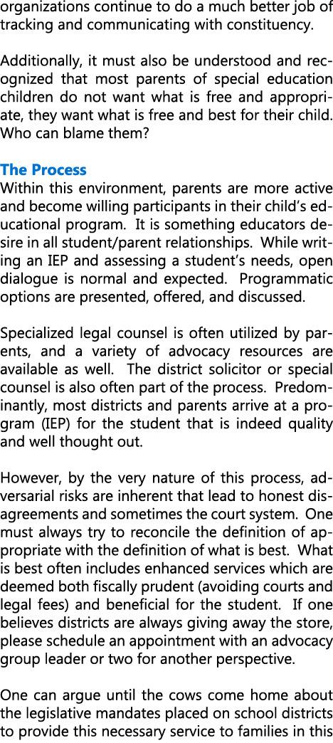 organizations continue to do a much better job of tracking and communicating with constituency. Additionally, it must...