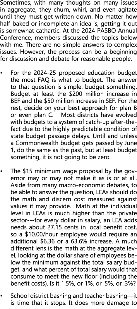 Sometimes, with many thoughts on many issues in aggregate, they churn, whirl, and even agitate until they must get wr...