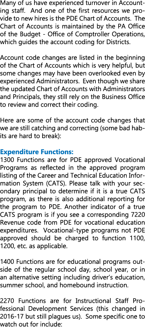 Many of us have experienced turnover in Accounting staff. And one of the first resources we provide to new hires is t...