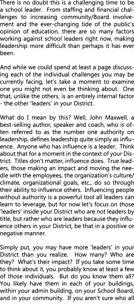 There is no doubt this is a challenging time to be a school leader. From staffing and financial challenges to increas...