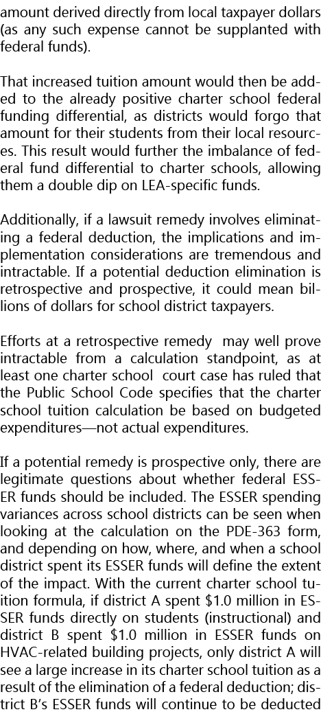 amount derived directly from local taxpayer dollars (as any such expense cannot be supplanted with federal funds). Th...