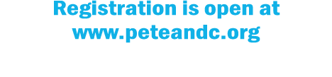 Registration is open at www.peteandc.org