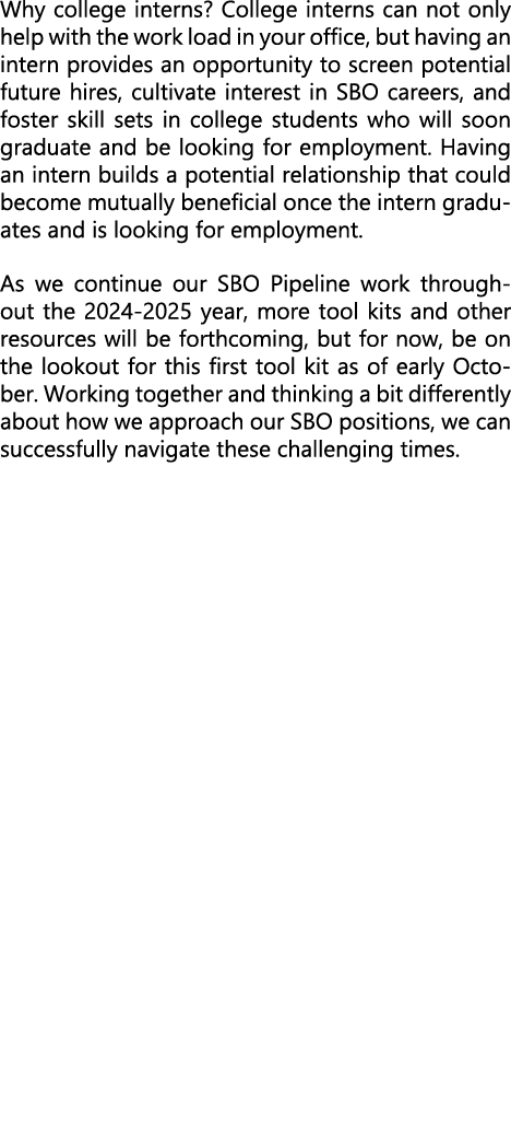 Why college interns? College interns can not only help with the work load in your office, but having an intern provid...