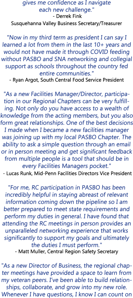 gives me confidence as I navigate each new challenge.\“ Derrek Fink Susquehanna Valley Business Secretary/Treasurer \...