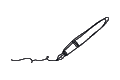 Continuous one line of fountain pen in silhouette on a white background. Linear stylized.Minimalist.
