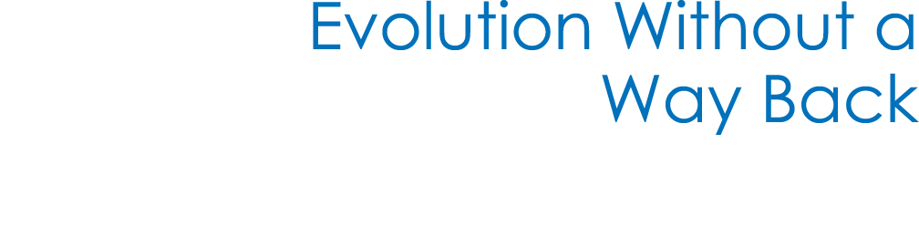 Evolution Without a Way Back 