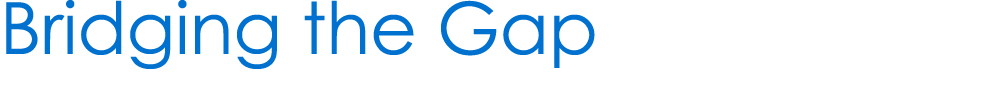 Bridging the Gap 