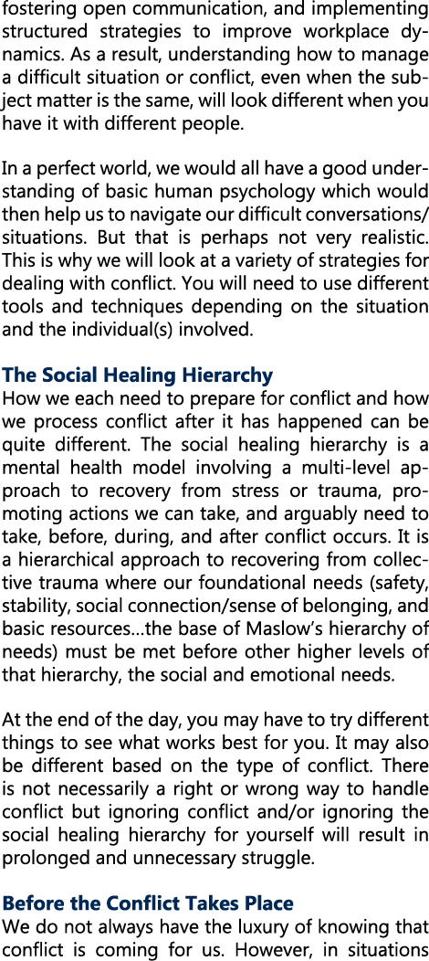 fostering open communication, and implementing structured strategies to improve workplace dynamics. As a result, unde...