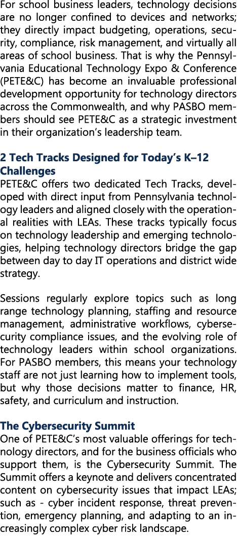 For school business leaders, technology decisions are no longer confined to devices and networks; they directly impac...