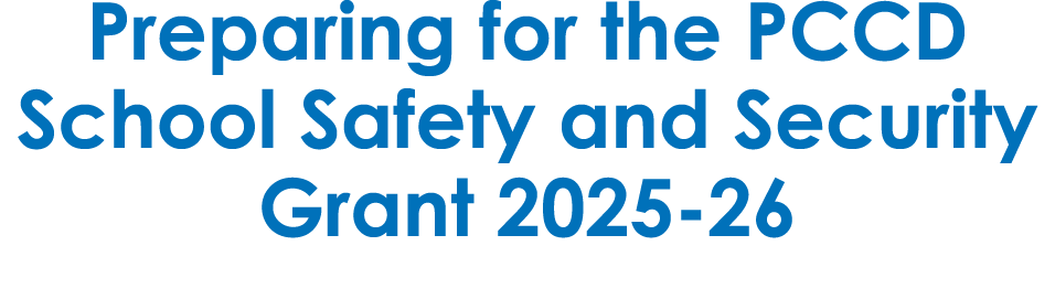 Preparing for the PCCD School Safety and Security Grant 2025 26 