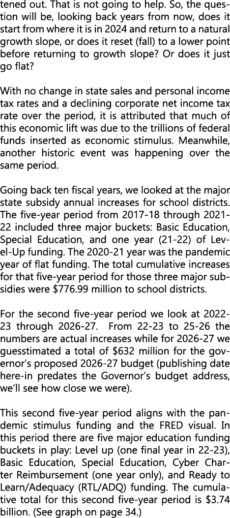 tened out. That is not going to help. So, the question will be, looking back years from now, does it start from where...